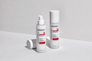 ProtoClinical k-beauty muted gray beauty graphic on a light background.