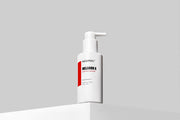 ProtoClinical k-beauty MEDIPEEL MELANON X AMPOULE CLEANSER 150ml with soft gray vertical packaging detail on a light background