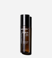 ProtoClinical k-beauty MEDIPEEL Peptide-Tox Bor Toner 180ml centered soft gray vertical silhouette with a rounded top, pale beige side panels, and a white background