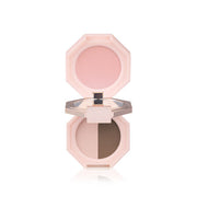 ProtoClinical k-beauty muted rose beauty product silhouette centered on a pale background.