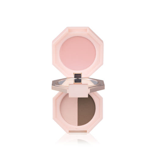 ProtoClinical k-beauty muted rose beauty product silhouette centered on a pale background.