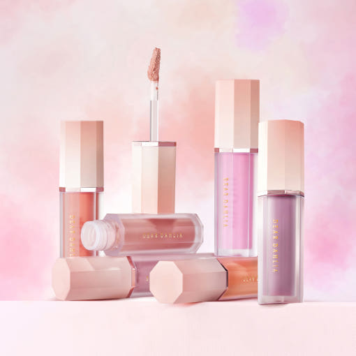 ProtoClinical k-beauty soft pink beauty graphic with a deeper rose lower band on a light background.