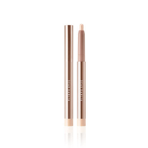 ProtoClinical k-beauty slim pale beige beauty product silhouette centered on a white background.