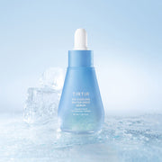 ProtoClinical k-beauty TIRTIR ICE-COOLING WATER DROP SERUM 30ml shown as a single centered product package in a square studio packshot on a light background.