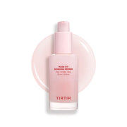 ProtoClinical k-beauty TIRTIR MASK FIT BONDING PRIMER 30ml square bonding primer graphic with tube packaging, soft pink and lavender tones, and a light background