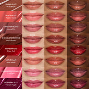 ProtoClinical k-beauty LANEIGE Glaze Craze Tinted Lip Serum 12g infographic with a centered product image, text callouts, and a square light-background layout