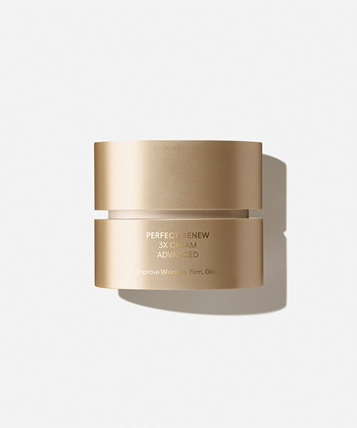 ProtoClinical k-beauty LANEIGE PERFECT RENEW 3X CREAM ADVANCED 50ml product packaging on a light background.