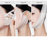 medicube PDRN PINK TENSION UP MASK SET 34g X 4ea by ProtoClinical displayed as mask set packaging in a grid layout on a light background for a k-beauty skincare routine.
