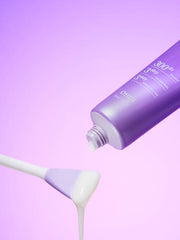 ProtoClinical k-beauty pale lavender beauty graphic with a darker vertical center on a light background.