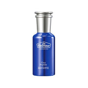ProtoClinical k-beauty Dr.Belmeur Cica Peptite Ampoule 50ml single upright deep blue ampoule bottle centered on a white background with soft peach and aqua side accents