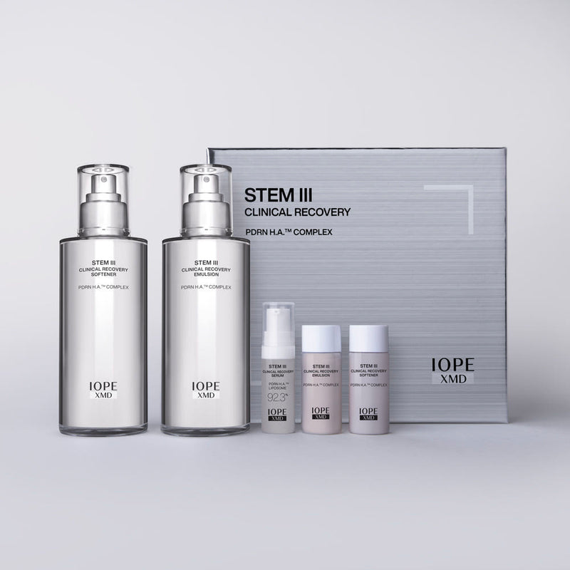 ProtoClinical k-beauty mauve skincare product packaging on a light background.