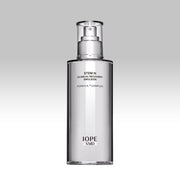 ProtoClinical k-beauty IOPE XMD STEM III Clinical Recovery Emulsion 130ml slim gray emulsion bottle on a pale lavender and white background