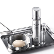 ProtoClinical k-beauty IOPE XMD STEM III Clinical Recovery Serum 50ml two gray skincare items side by side on a white background