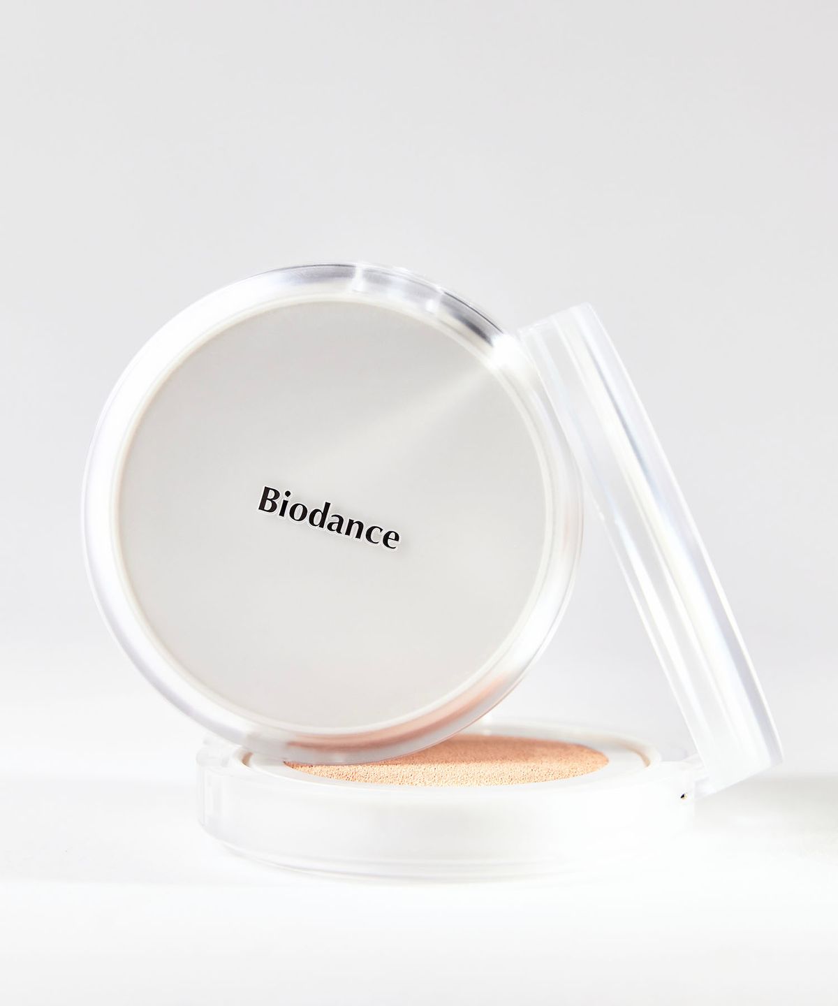 BIODANCE: Radiant Pure Essence Cushion (2colors) (14g) by ProtoClinical displayed in a clean cushion compact presentation, highlighting the branded makeup packaging for a k-beauty routine.