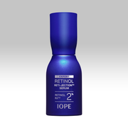 ProtoClinical k-beauty IOPE RETINOL RETI-JECTION SERUM 50ml in purple serum packaging on a soft cream background