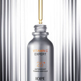 ProtoClinical k-beauty IOPE Vitamin C Expert 25% Antioxidant Toning Ampoule 23ml slim gray ampoule bottle on a white background