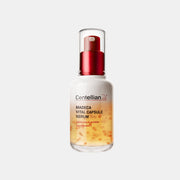 ProtoClinical k-beauty CENTELLIAN24 Madeca Vital Capsule Serum 50ml single upright serum bottle centered on a light background with pale blue and peach side tones
