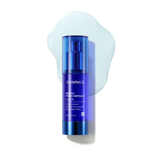 ProtoClinical k-beauty CENTELLIAN24 Madeca Power Ampoule Moisture 30ml single upright ampoule bottle centered on a light background with pale yellow side tones