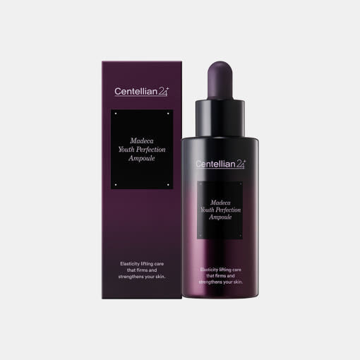 ProtoClinical k-beauty CENTELLIAN24 Madeca Youth Perfection Ampoule 30ml shown as a single upright ampoule bottle centered in the frame