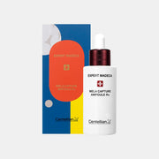 ProtoClinical k-beauty CENTELLIAN24 Expert Madeca Mela Capture Ampoule Rx 28ml single upright ampoule package centered on a light background with teal and soft pink tones