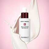 ProtoClinical k-beauty CENTELLIAN24 Expert Madeca Mela Capture Ampoule Rx 28ml single upright ampoule package centered on a light background with a teal body and soft pink side tones