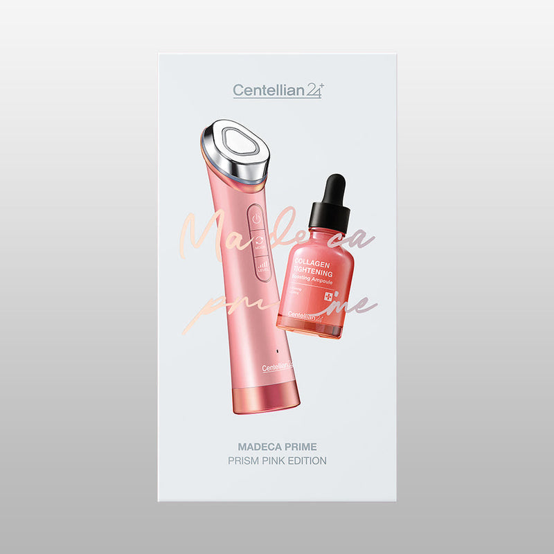 ProtoClinical k-beauty rosy cosmetic product packaging on a light blue and white background.