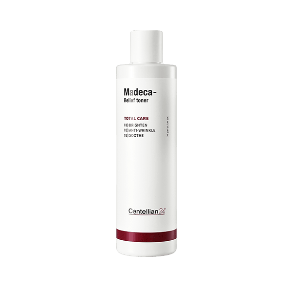 ProtoClinical k-beauty CENTELLIAN24 Madeca Relief Toner 300ml shown as a single front-facing toner package centered on a clean white background