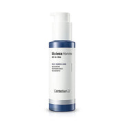 ProtoClinical k-beauty CENTELLIAN24 Homme All-In-One Moisture Essence 125ml single upright blue-gray bottle centered on a pale background with soft side shadows
