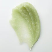 ProtoClinical k-beauty FULLY GREEN TOMATO SMOOTIE LIP SCRUB 12g single upright pale green lip scrub package centered on a soft light background