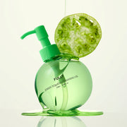 ProtoClinical k-beauty soft green beauty bottle silhouette with a brighter upper section on a pale background.