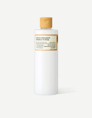 ProtoClinical k-beauty FULLY RICE CERAMIDE ESSENCE TONER 250ml single upright beige toner bottle centered on a pale beige background