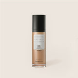 ProtoClinical k-beauty soft beige vertical beauty product silhouette with a muted gray center on a light background.