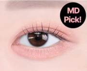 ProtoClinical k-beauty [NATURE REPUBLIC] DAILY BASIC BLOOM SINGLE SHADOW 1.1 ~ 1.5g (10color) abstract beauty graphic with a rose center and a dark olive right band on a pale pink background.
