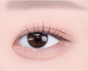 ProtoClinical k-beauty [NATURE REPUBLIC] DAILY BASIC BLOOM SINGLE SHADOW 1.1 ~ 1.5g (10color) abstract beauty graphic with a soft taupe center on a pale blush background.
