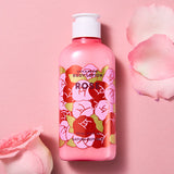 ProtoClinical k-beauty [NATURE REPUBLIC] Bath And Nature Body Lotion 250ml (3types) single upright pink body lotion bottle on a soft pink background.