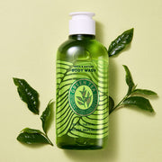 ProtoClinical k-beauty [NATURE REPUBLIC] Bath And Nature Body Wash 250ml (3types) single upright green body wash bottle on a light background.