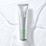 ProtoClinical k-beauty [NATURE REPUBLIC] Derma Solution TECA-MIN Soothing Cream 70ml in a pale gray vertical silhouette with soft blue side panels on a light background