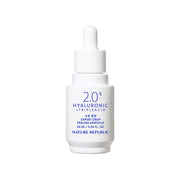 ProtoClinical k-beauty [NATURE REPUBLIC] Expert Drop Peeling Ampoule 25ml abstract beauty graphic with a pale blush vertical center, soft mint side panels, and a clean white background