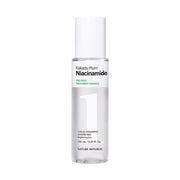 ProtoClinical k-beauty [NATURE REPUBLIC] The First Niacinamide Treatment Essence 150ml shown as a single upright pale mauve bottle silhouette centered on a light background with faint pink side accents