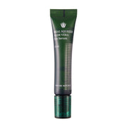 ProtoClinical k-beauty [NATURE REPUBLIC] Real Squeeze Aloe Vera Eye Serum 15ml shown as a dark charcoal silhouette with pale green side accents on a light background.