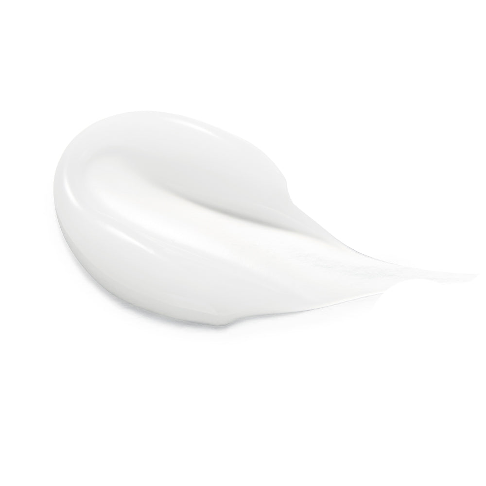 ProtoClinical k-beauty [NATURE REPUBLIC] Hyathenol Hydra Cream 50ml thick white cream smear in a diagonal swipe on a clean white background