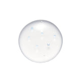 ProtoClinical k-beauty [NATURE REPUBLIC] Hyathenol Hydra Capsule Essence 50ml translucent circular gel swatch with several pale blue capsule-like droplets on a clean white background