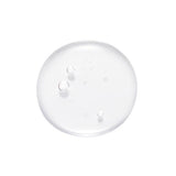 ProtoClinical k-beauty [NATURE REPUBLIC] Hyathenol Hydra Toner 150ml translucent circular gel swatch with three small bubbles on a clean white background
