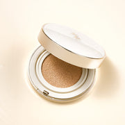 ProtoClinical k-beauty round beige cosmetic jar centered on a soft cream background.