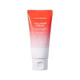 ProtoClinical k-beauty [NATURE REPUBLIC] Collagen Dream All In One Radiance Tone-Up Cream 50ml tall blush beauty bottle silhouette centered on a light background with pale aqua corners