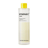 ProtoClinical k-beauty [NATURE REPUBLIC] Vitapair C Toner 300ml single upright beige toner bottle on a white background.