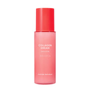 ProtoClinical k-beauty [NATURE REPUBLIC] Collagen Dream Emulsion 130ml peach bottle silhouette with a rounded top centered on a light background with pale blue corners.