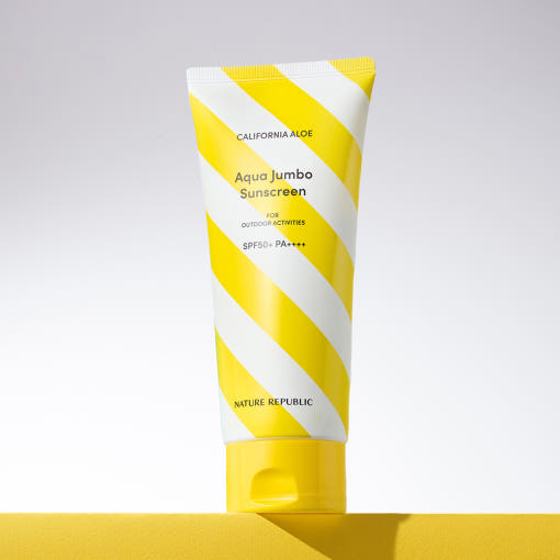 ProtoClinical k-beauty pale yellow beauty product silhouette with soft blue side accents on a light background.