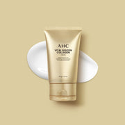 ProtoClinical k-beauty AHC Vital Golden Collagen Cream 50g single dark cream jar centered on a white background