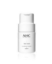 AHC PREP + RESET Cleansing Powder 40g by ProtoClinical shown in a product packshot for a k-beauty skincare routine.